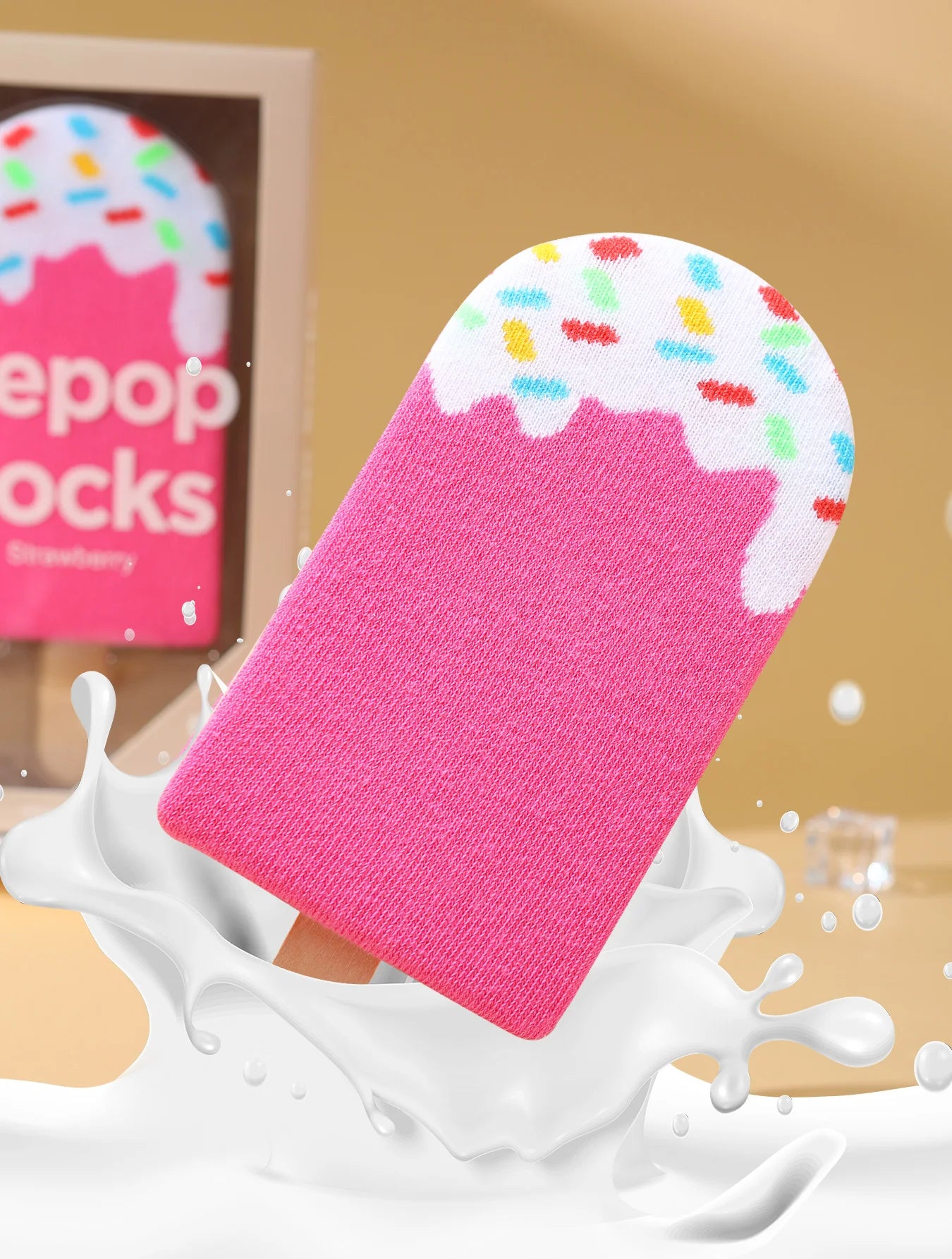 Strawberry Ice Lolly socks