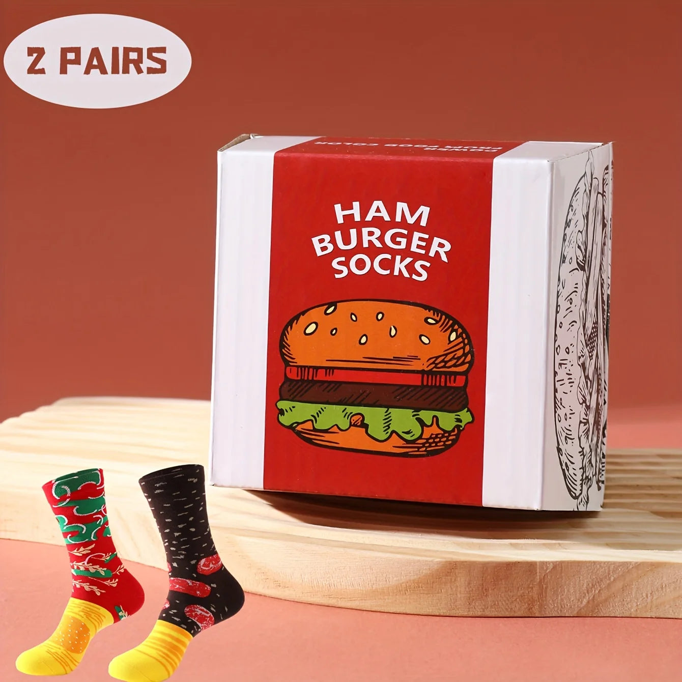 Hamburguer Socks (2 pairs)