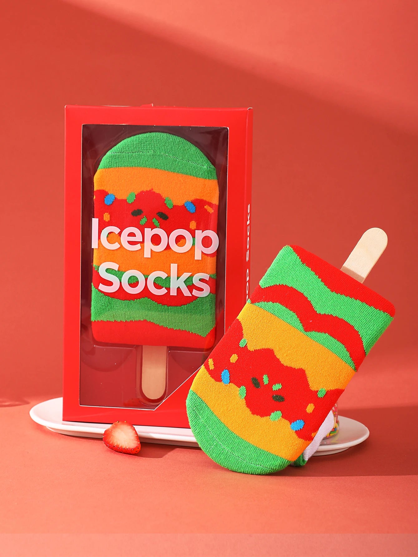 Tropical Fruits Ice Lolly Socks