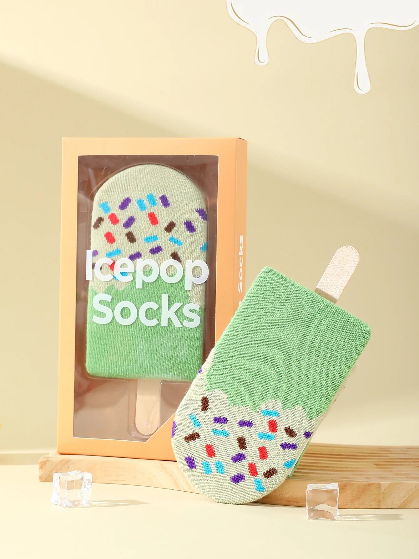 Ice Lolly Mint with Cream