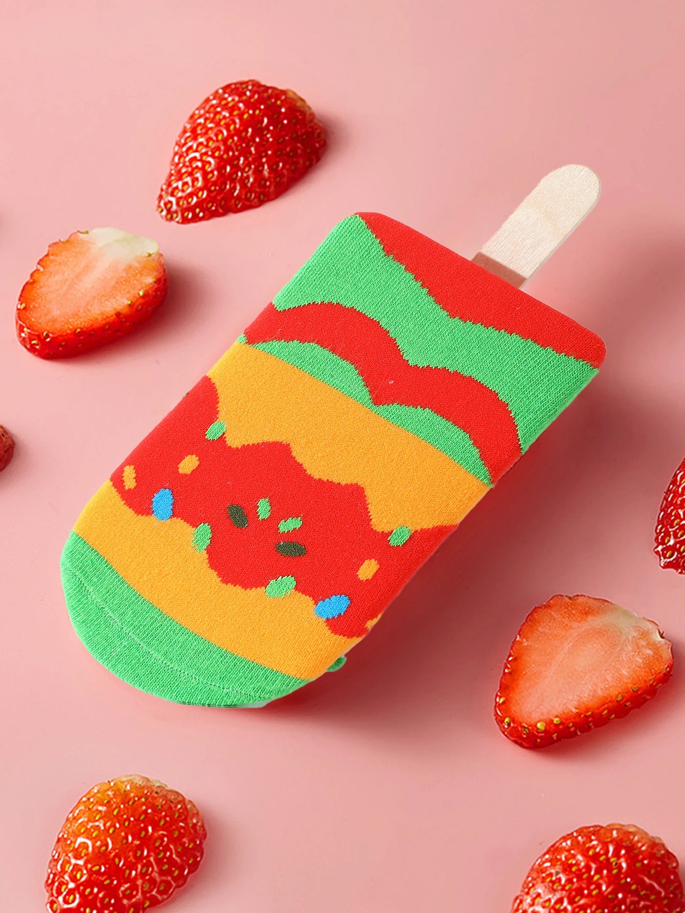 Tropical Fruits Ice Lolly Socks
