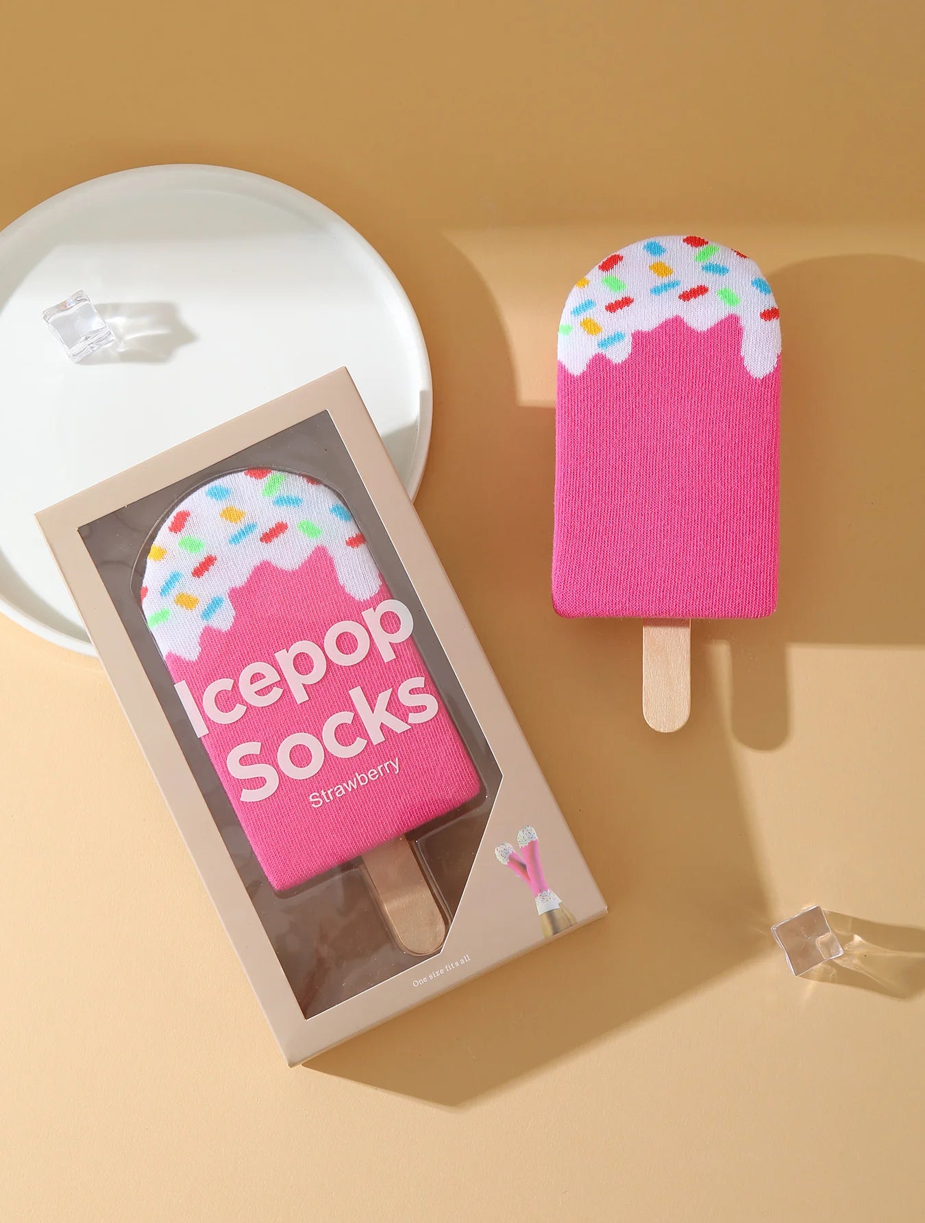 Strawberry Ice Lolly socks