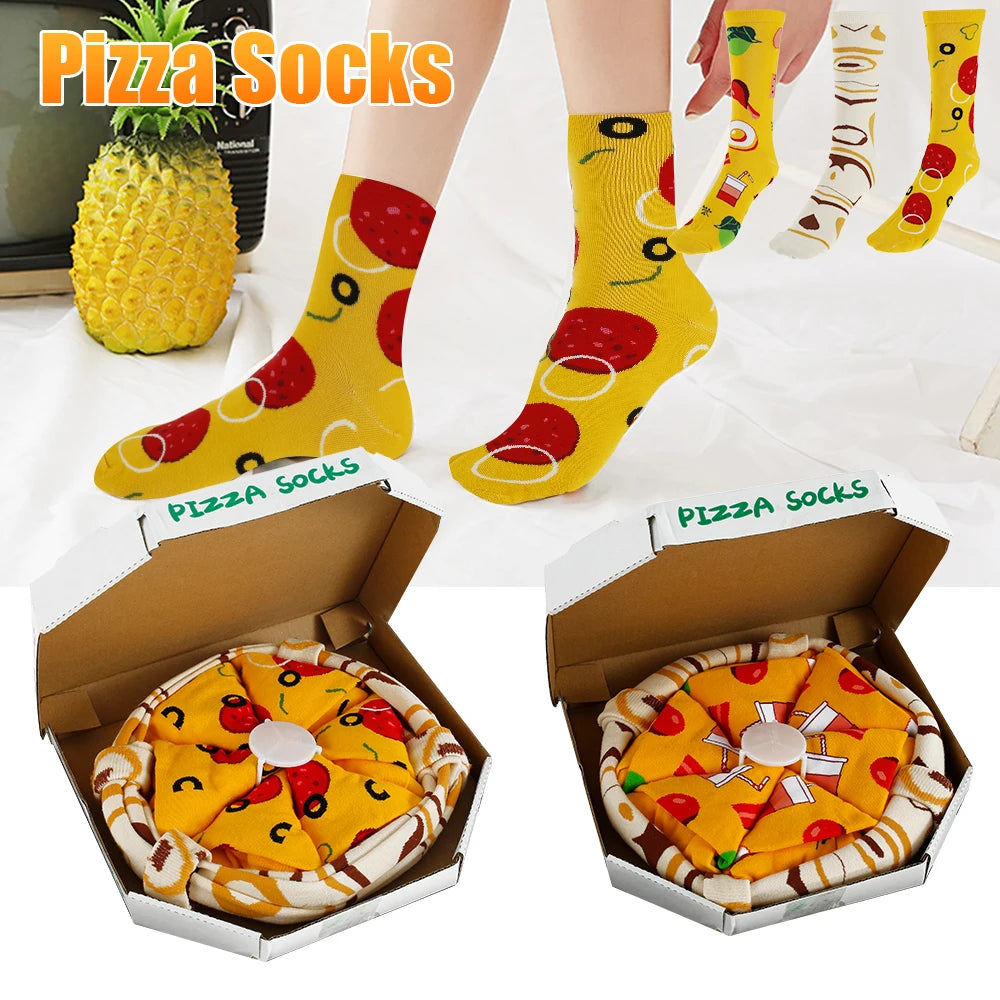 Pizza Socks Set (available in 4, 8, or 12 pairs)