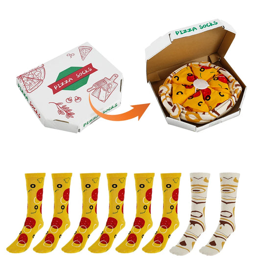 Pizza Socks Set (available in 4, 8, or 12 pairs)