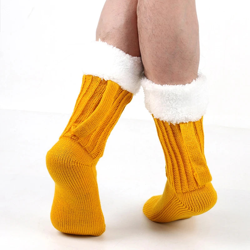 3D Beer Mug Socks