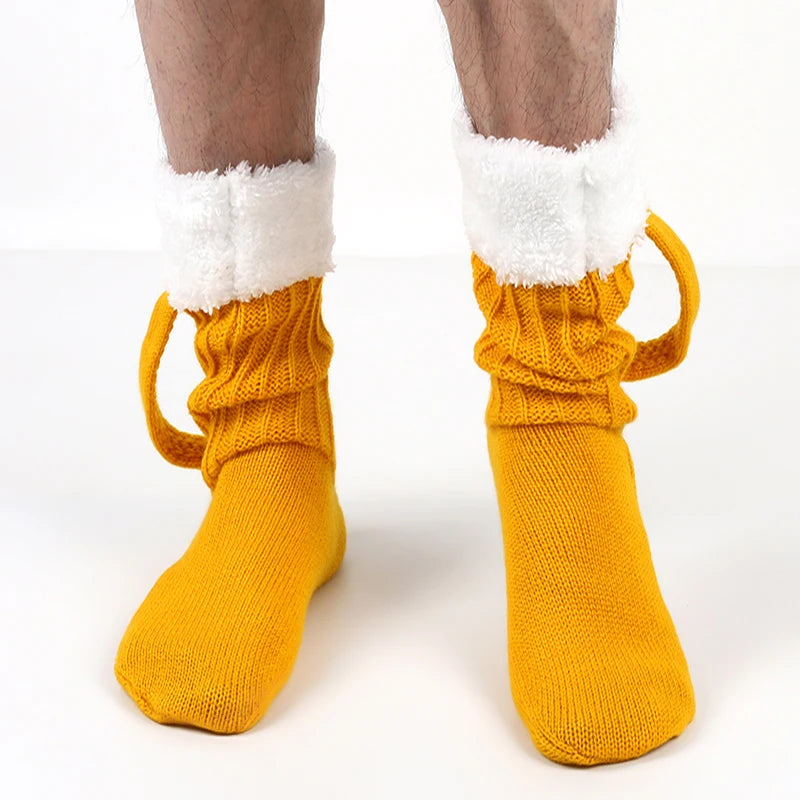 3D Beer Mug Socks