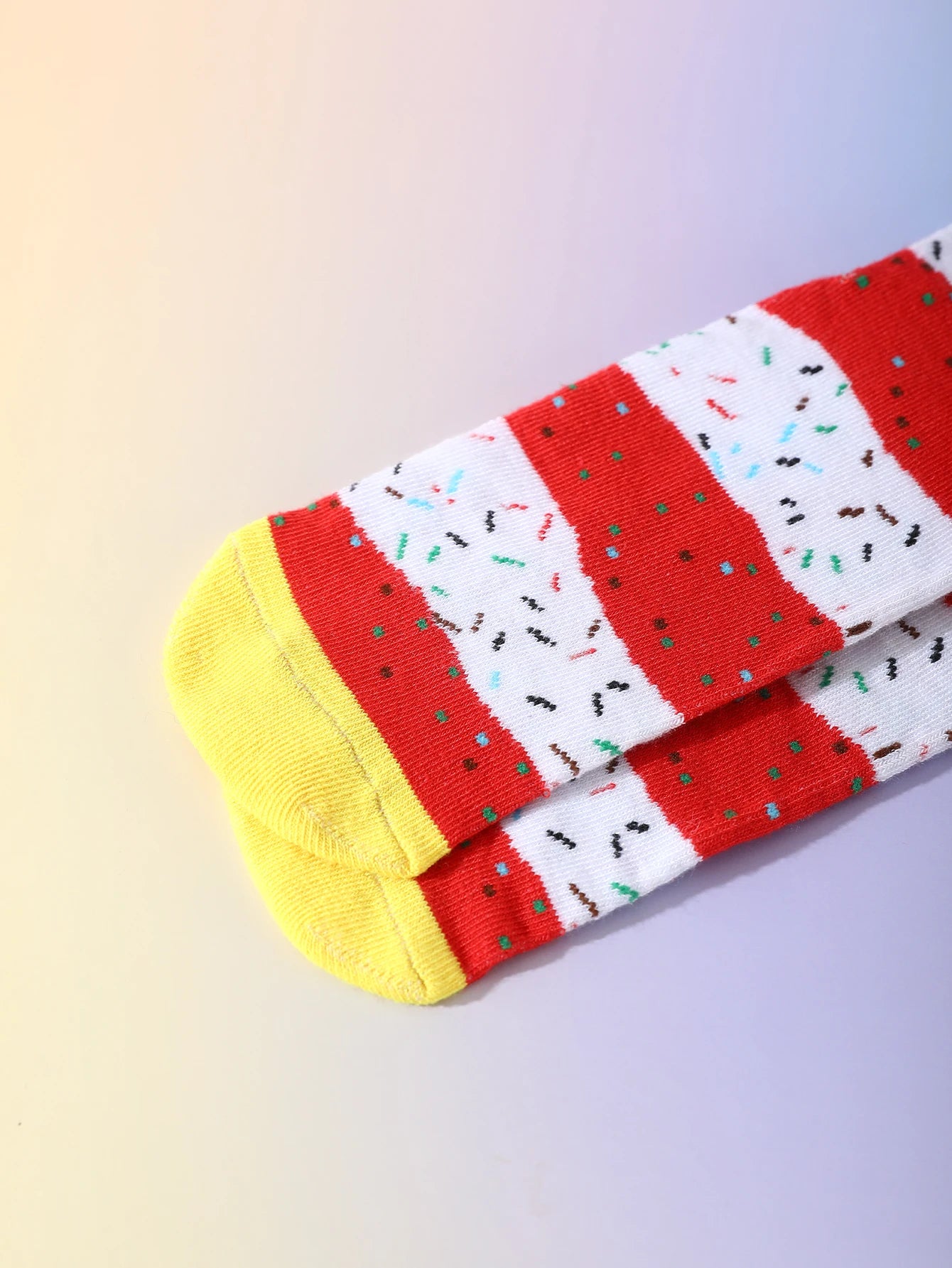 Strawberry and Milk Ice Cream Socks