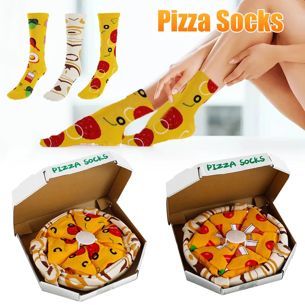 Pizza Socks Set (available in 4, 8, or 12 pairs)