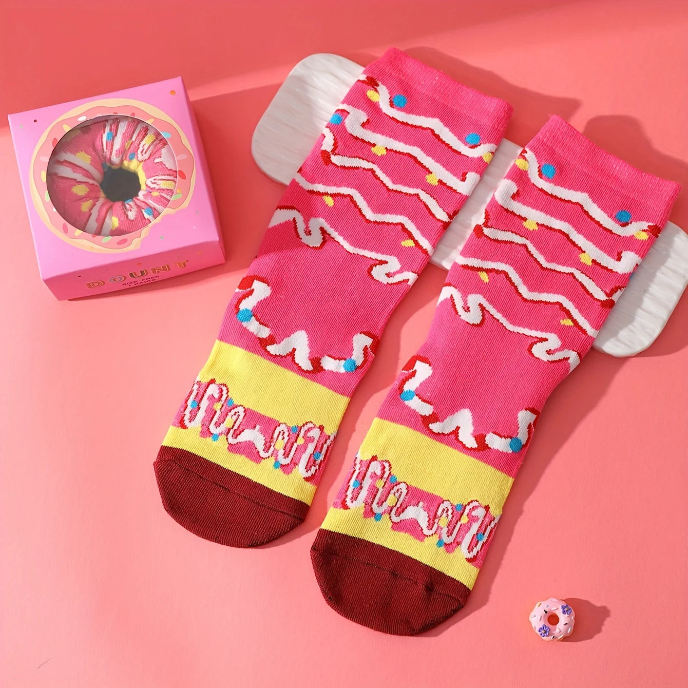 Strawberry Donut socks