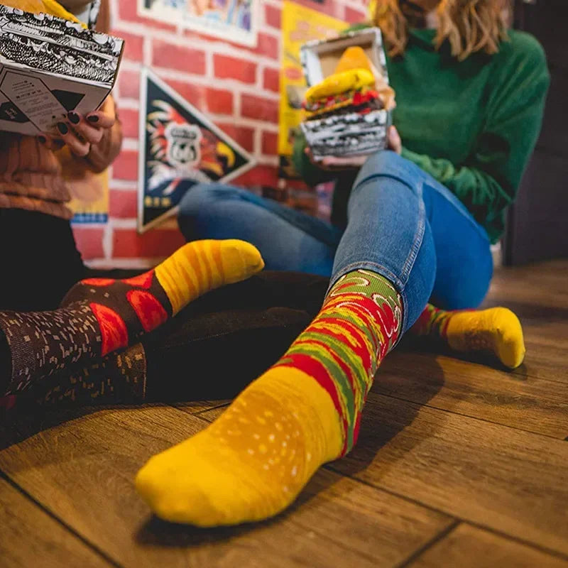 Hamburger Socks (2 pairs)