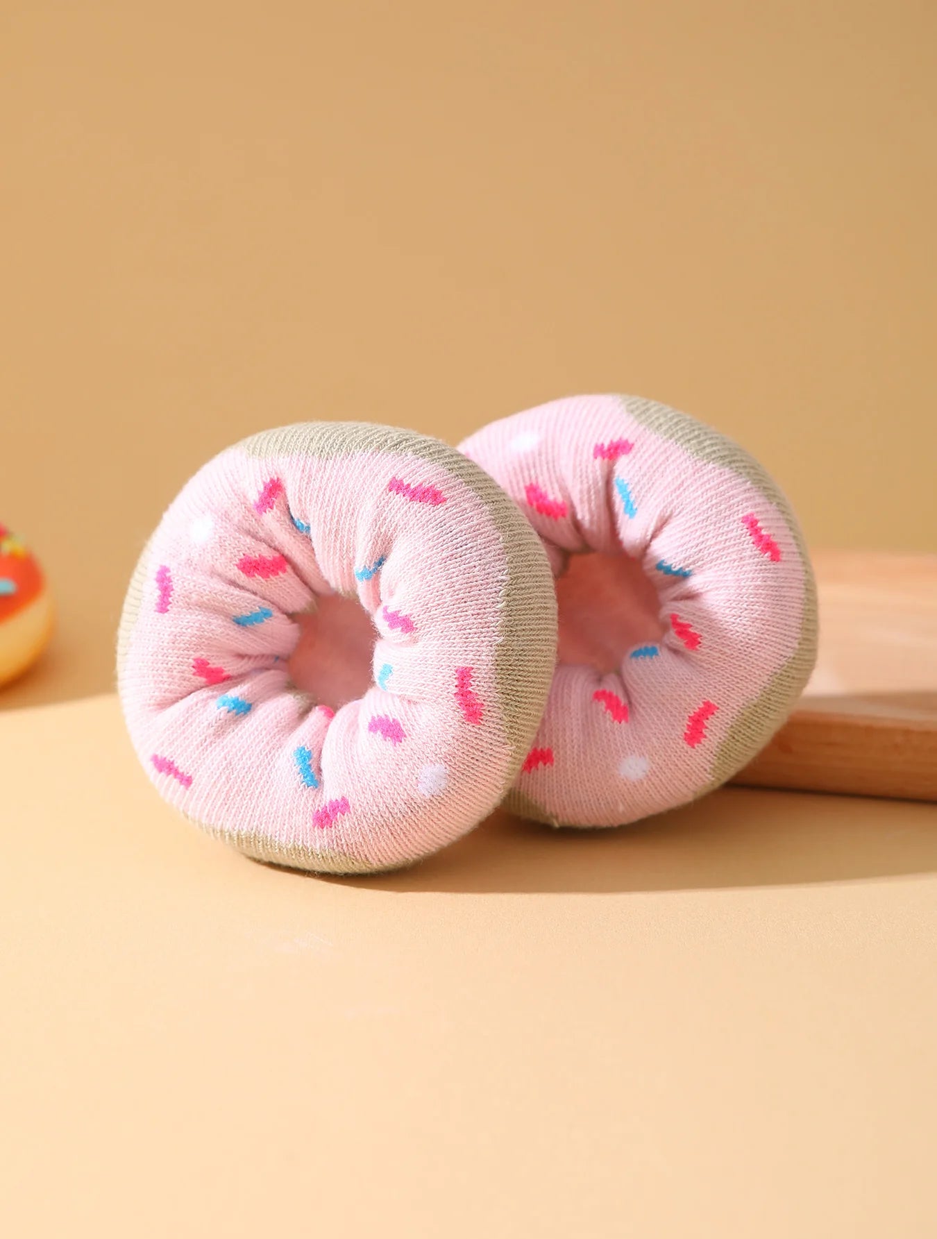 Strawberry & Milk Donut Socks