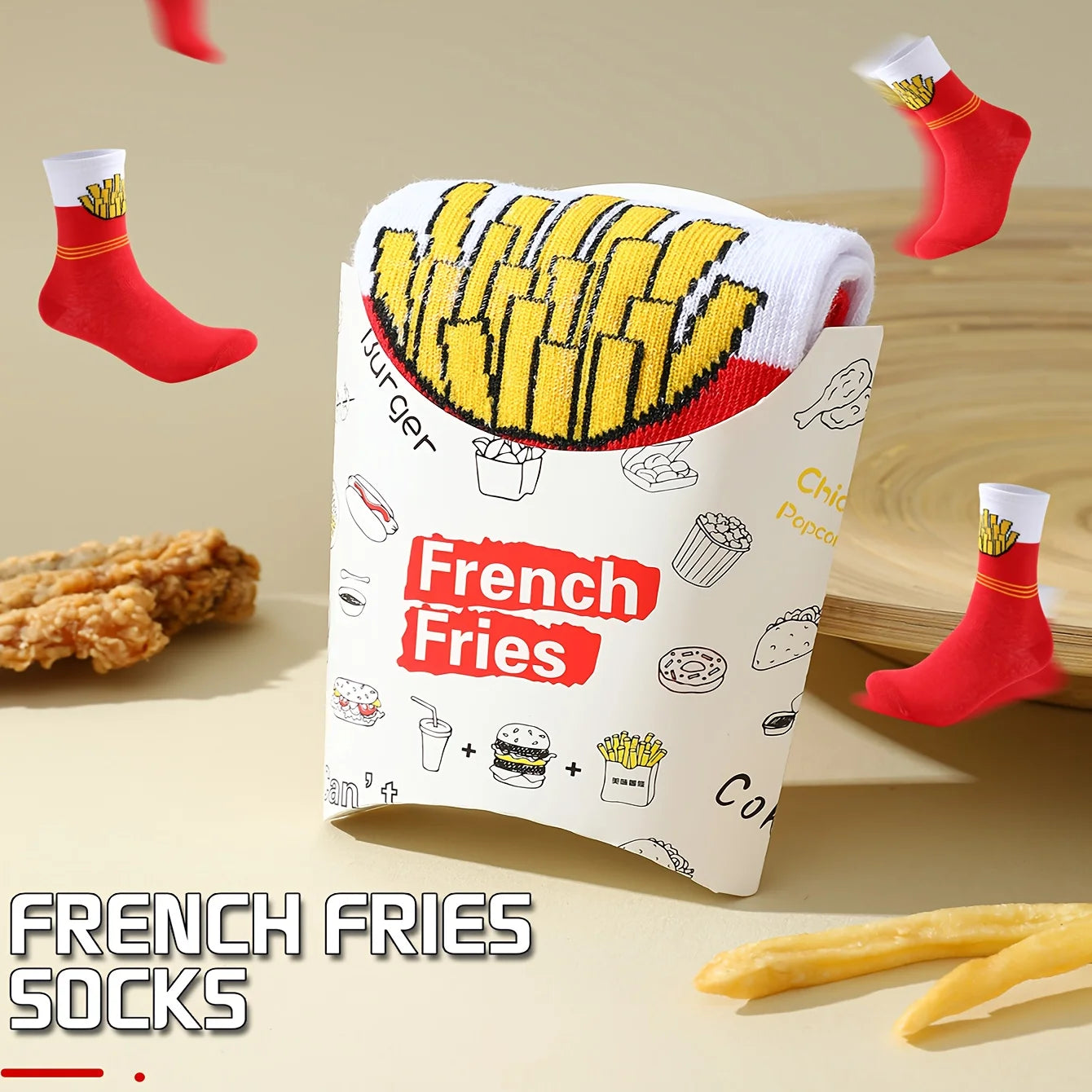 French Fries Socks