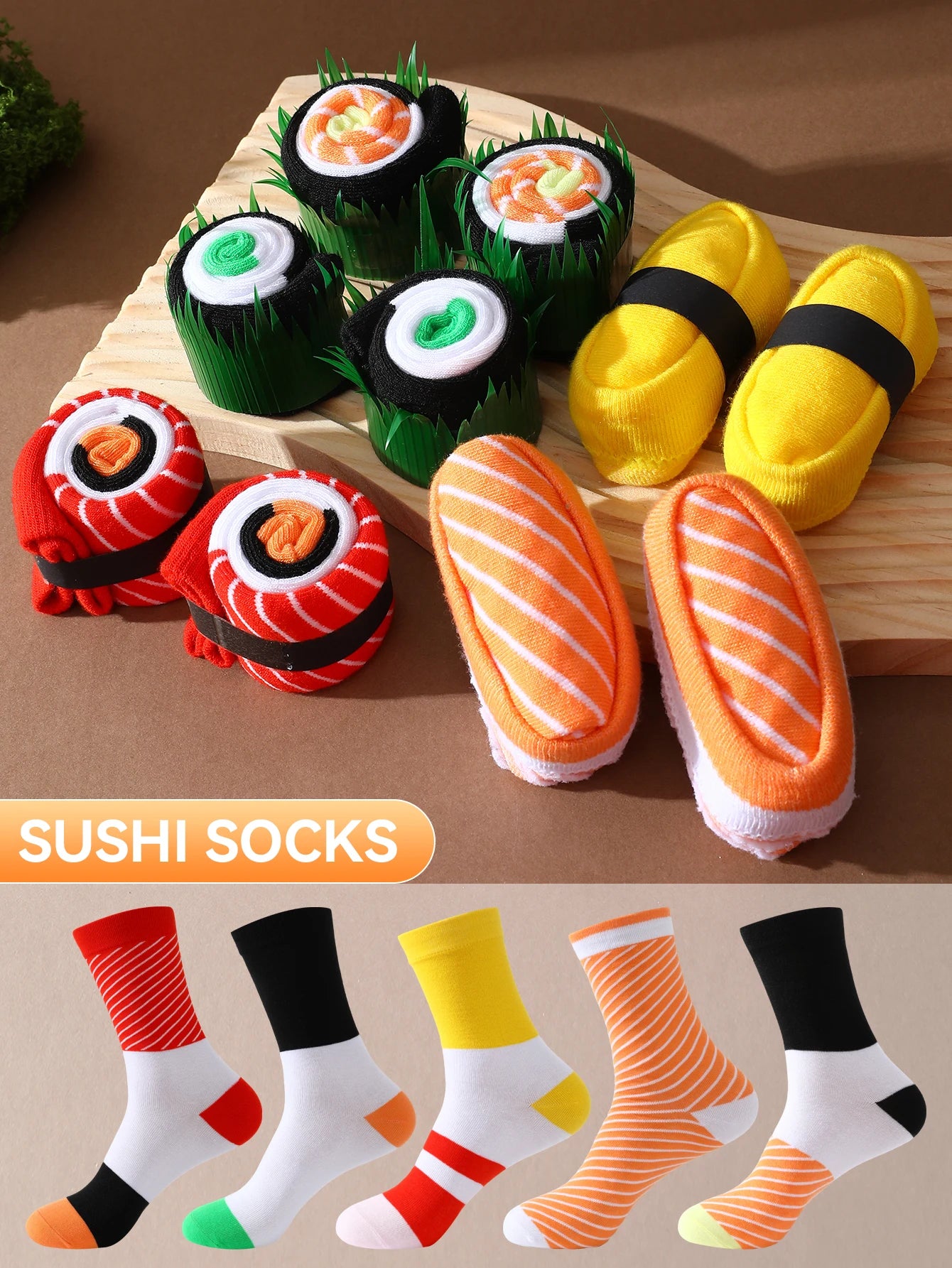 Sushi Socks Mix (5 pairs)