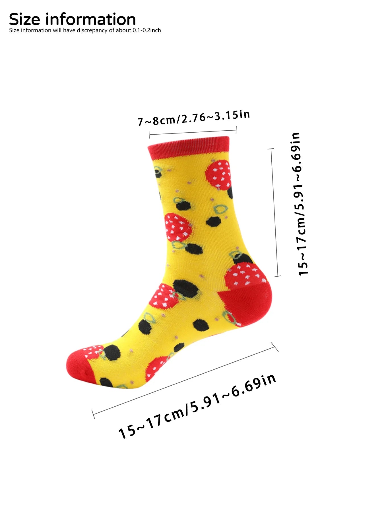 Pepperoni and Olive Pizza Socks