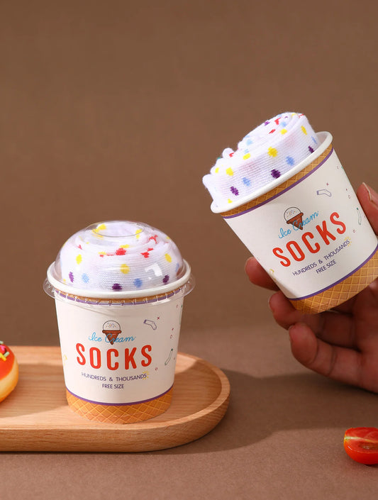 Cute Ice Cream Socks