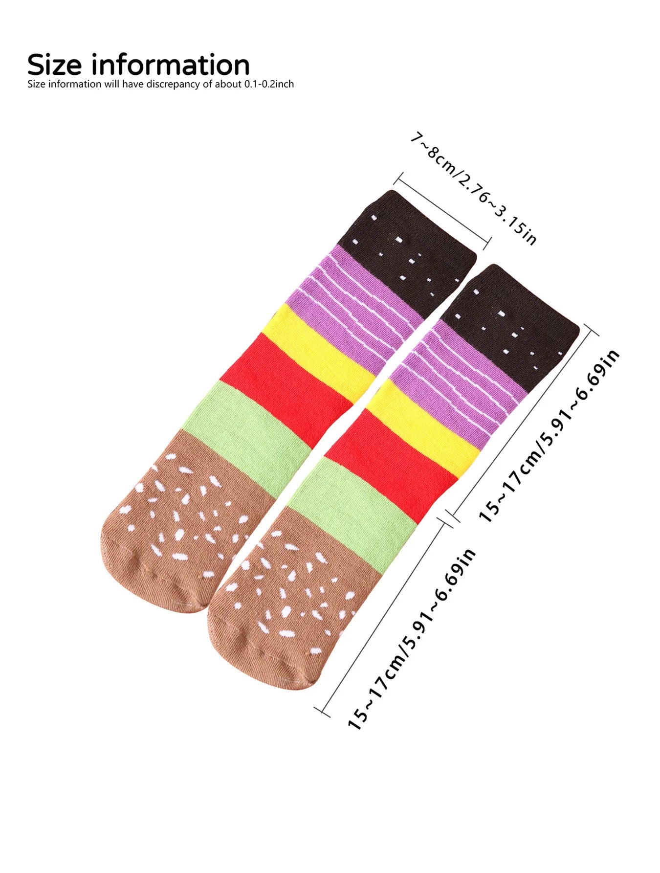 Cheeseburger Socks